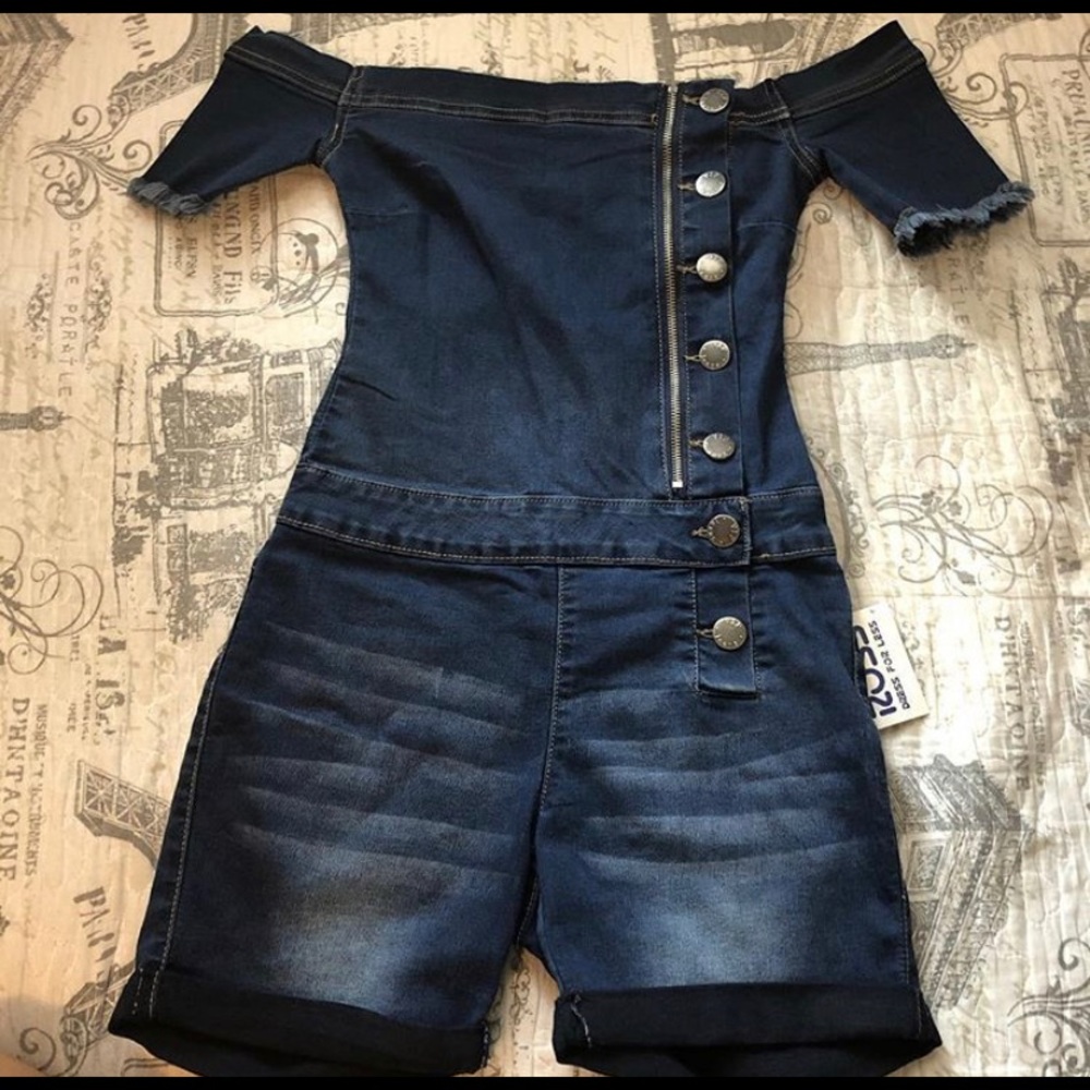jeans romper